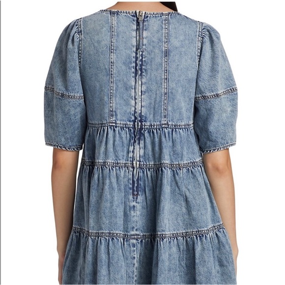NWOT En Saison Denim Mini Dress - Picture 2 of 7